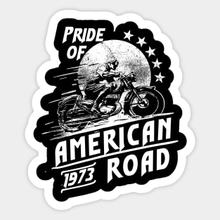 Pride of American Road Sticker